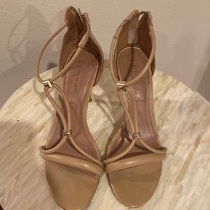 BCBG tan heels